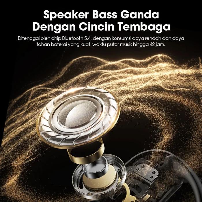 terbaru  bisa codacome 2 in 1 earphone and speaker bluetooth 5.4 low latency 45ms stereo super