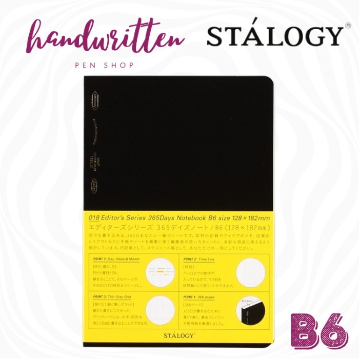 

STALOGY 365 Days Fountain Pen Notebook B6 TERLARIS/TERMURAH/TERPOPULER