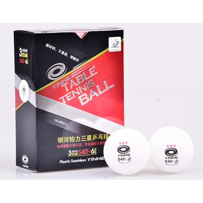 Bola Pingpong YINHE Seamless Isi 6 YINHE Tenis Meja Original