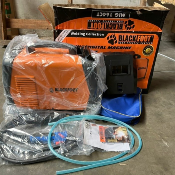 MIG 164 CT MMA,CUT,MIG,MAG,FCW 5 Fungsi BLACKFOOT