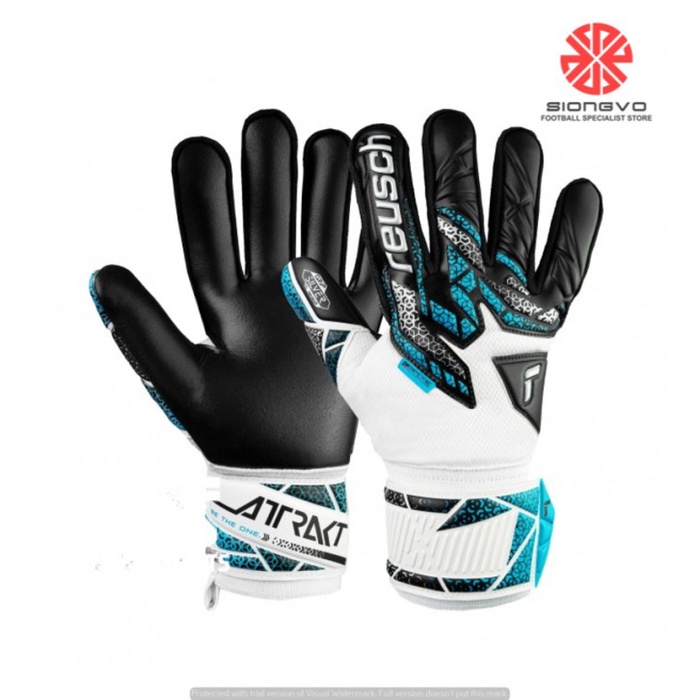 TERBARU SARUNG TANGAN KIPER - REUSCH ATTRAKT SILVER GK GLOVE 55702151125