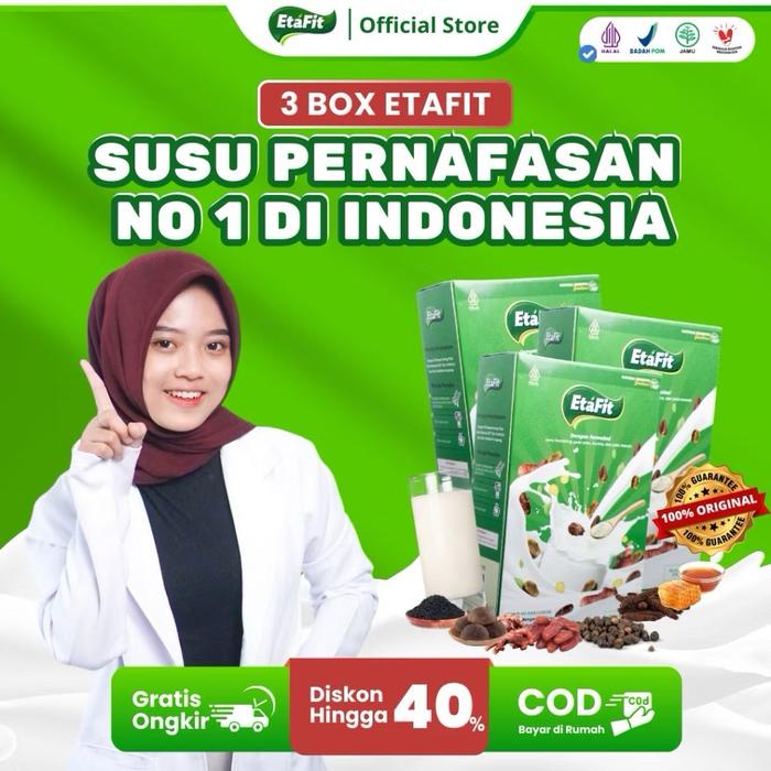 

ETAFIT - Detox Paru-Paru dan Terapi TBC - Susu Kambing Etawa Asli 100% Original Murnoi Bubuk Dairy