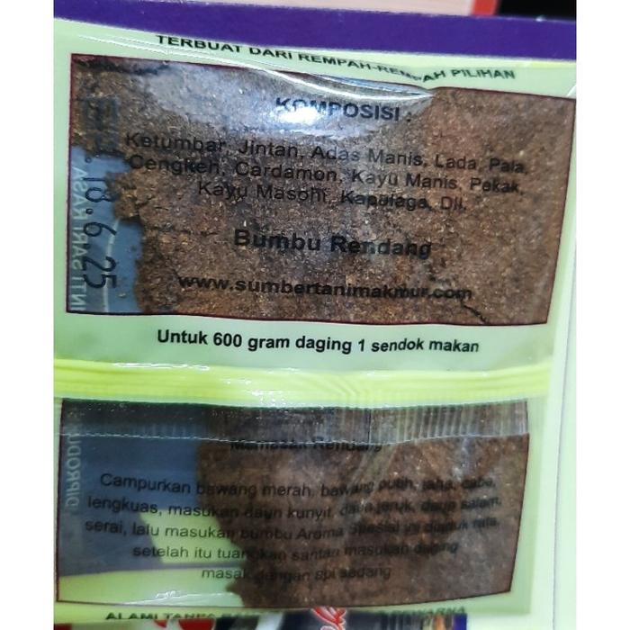 

Bumbu Rendang dan Gulai Aroma Spesial Renceng isi 20 Bungkus Masakan Msg