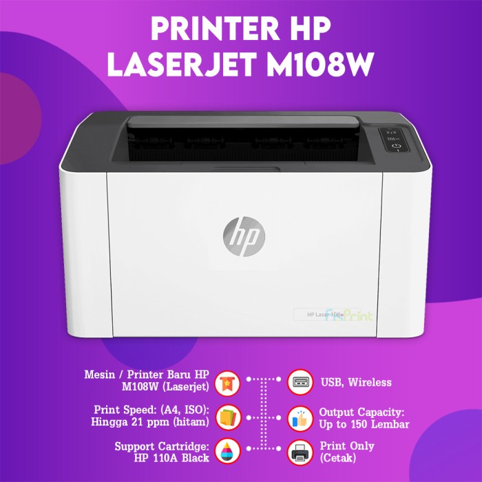 Printer HP Laser 107A 107 A LaserJet 107A HP107A HP 107 A