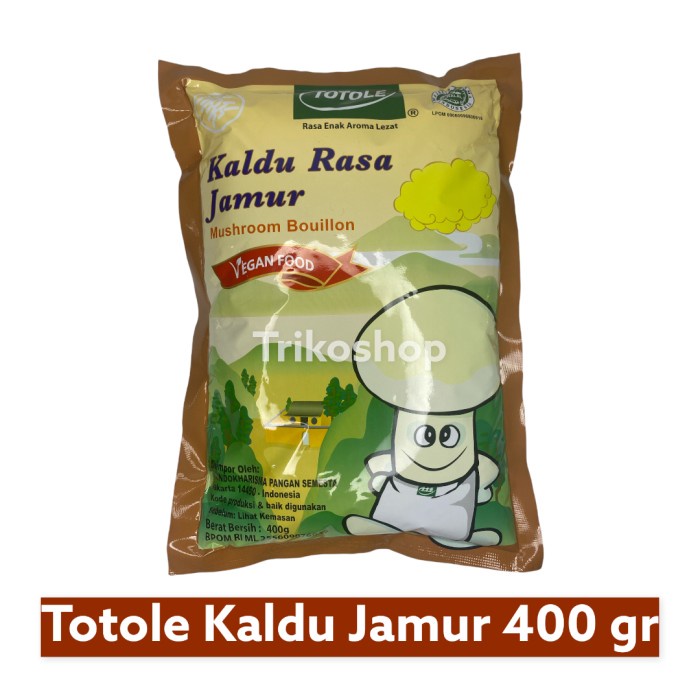 

Sale! Totole Kaldu Jamur Penyedap Rasa - Vegetarian 400Gr