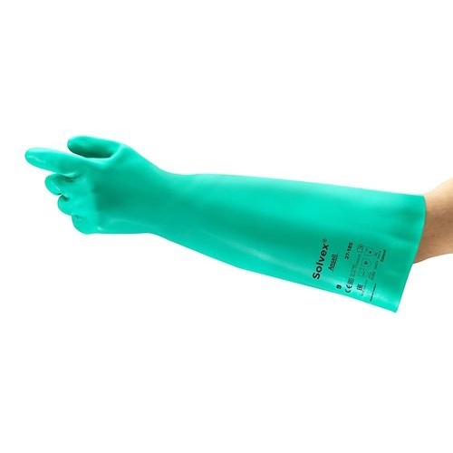 ANSELL Safety Rubber Glove Solvex 37-185 /sarung tangan ansell