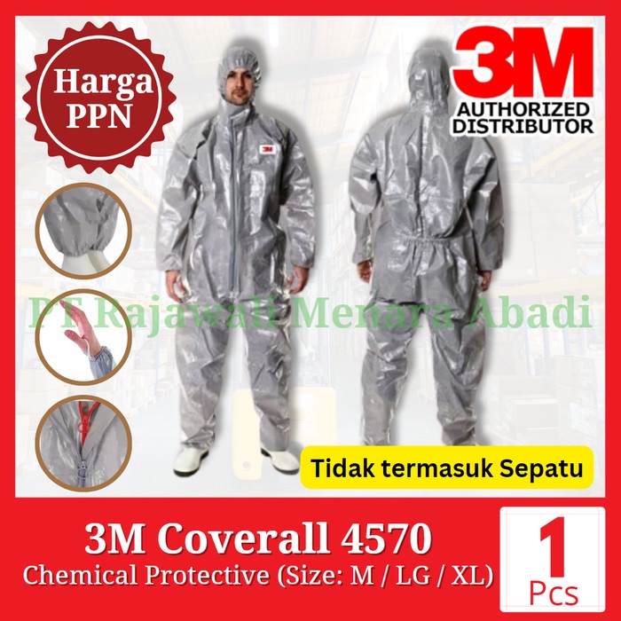 3M Chemical Protective Coverall 4570 (Varian Size)