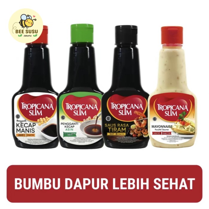 Sale Tropicana Slim Kecap Manis / Kecap Asin / Saus Tiram / Mayonaise 200Ml