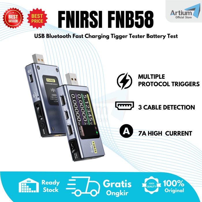 FNIRSI FNB58 USB Bluetooth Fast Charging Trigger Tester Battery Test