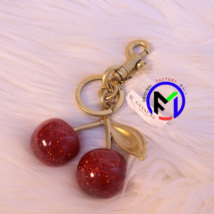 

Terlaris Cach Accessories Keychain Signature Cherry Bag Charm SALE