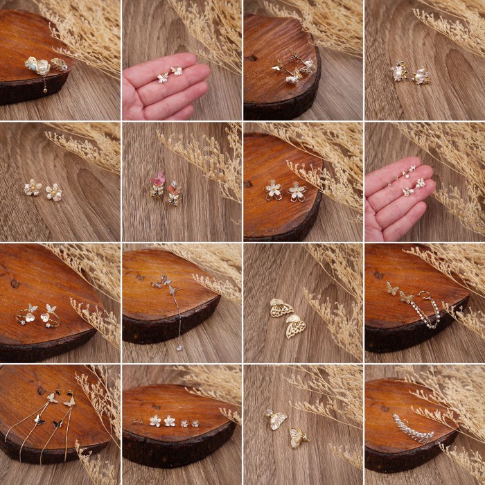 

Terlaris JT Mariposa Earrings A - Jasmine Tease handmade anting aksesoris SALE