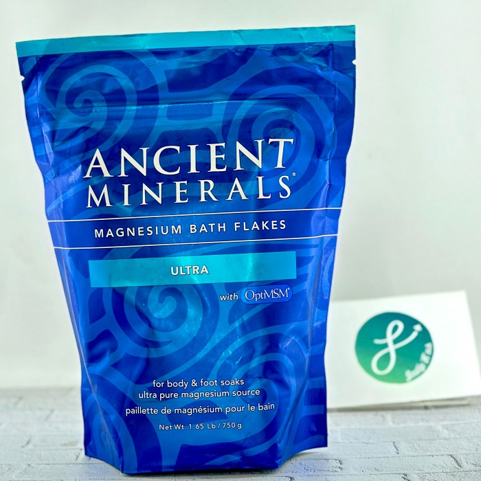 

Ancient Minerals Magnesium Bath Flakes Ultra with OptiMSM, 750g