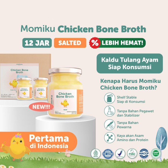 

Realfood Momiku Chicken Bone Broth Salted