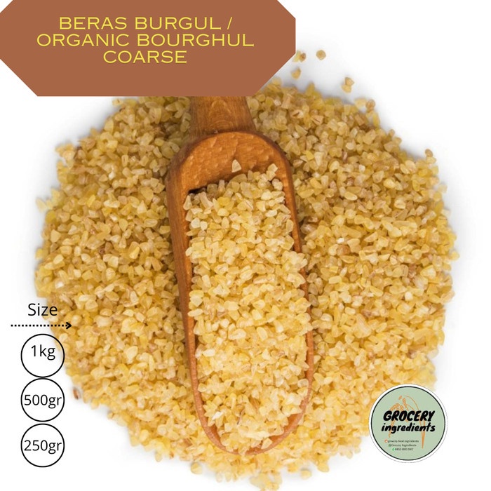 

Beras Burgul / Organic Bourghul Coarse - 500 Gram