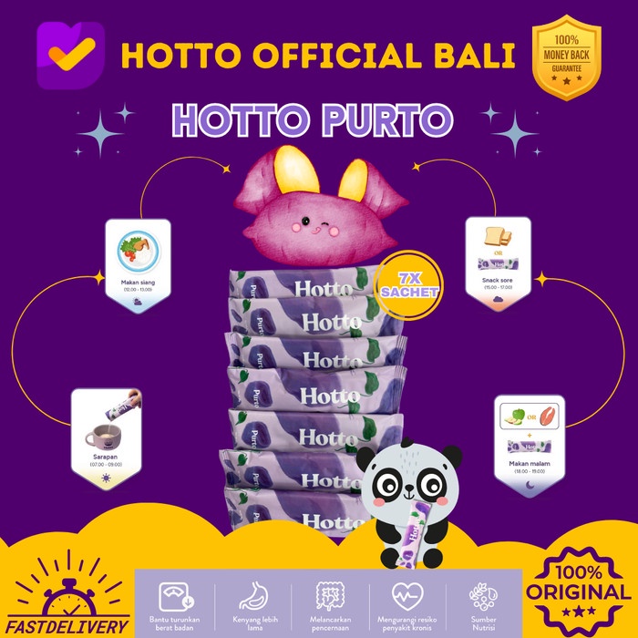 

HOTTO PURTO SUPERFOOD MULTIGRAIN REPLACEMENT DIET (7 Sachet)