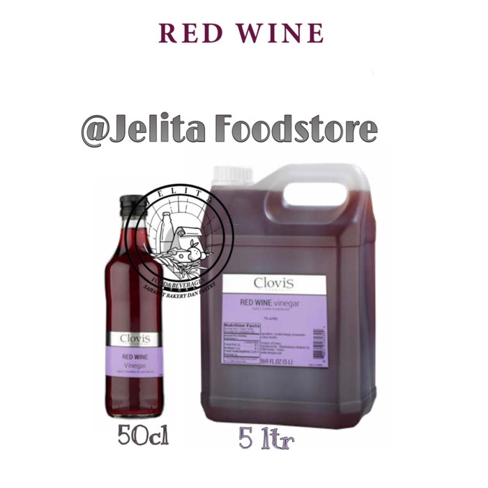 

Clovis Red Wine vinegar 5ltr - cuka