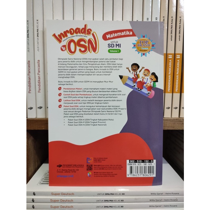 

SALE !!! BUKU INROADS OSN MATEMATIKA SD VOLUME 1 & 2 ERLANGGA READYY