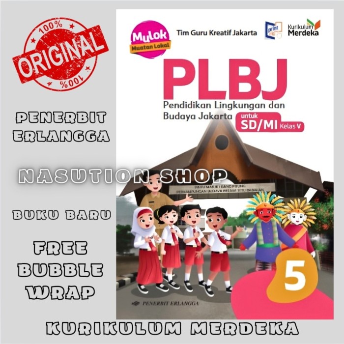 

SALE !!! BUKU PLBJ KELAS 5 SD PENERBIT ERLANGGA KURIKULUM MERDEKA KM ORIGINAL READYY