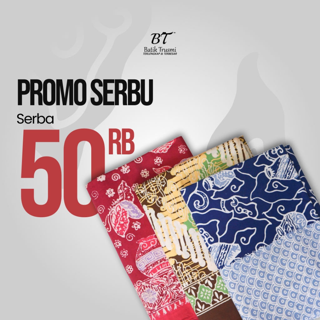 New Bt Batik Trusmi Koleksi Kain Premium Serba Serbi 50 Ribuan Ready