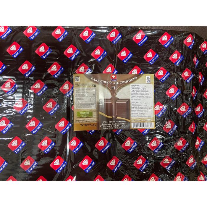 

SALE !!! DIAMOND F1 DARK CHOCOLATE COMPOUND 5KG / DIAMOND COKLAT BATANG 5KG READYY