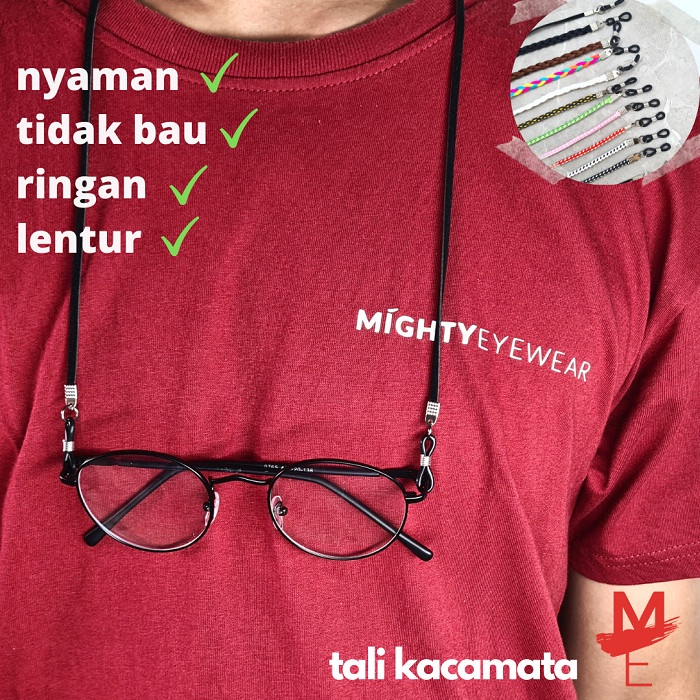 Trend" Tali Kacamata / Bahan Rantai Strap Kain Aksesoris Kacamata Pria Wanita