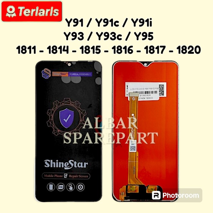 LCD TOUCHSCREEN VIVO Y93 Y95 1811 1814 1815 1807 V1818A LAYAR ORIGINAL