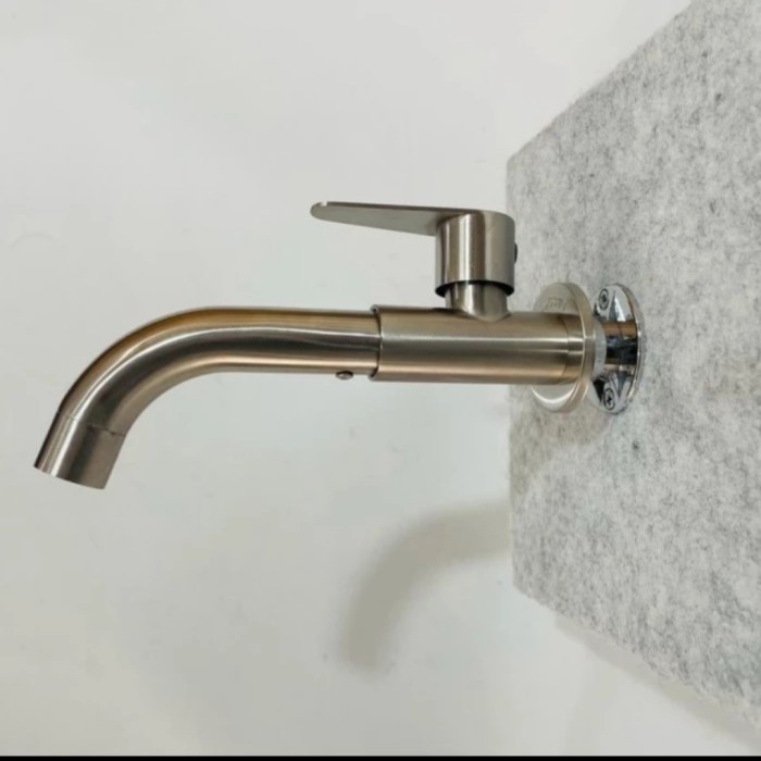 Sale Terbatas Kran Tembok Panjang/Kran Wastafel Dinding/Tembok Stainles. Aman