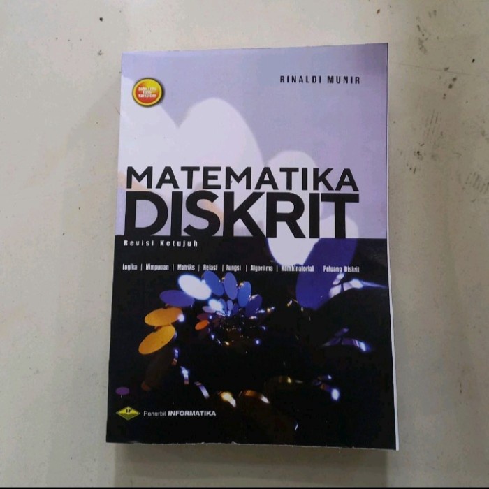 

SALE !!! JUAL BUKU MATEMATIKA DISKRIT REVISI KETUJUH BY RINALDI MUNIR READYY