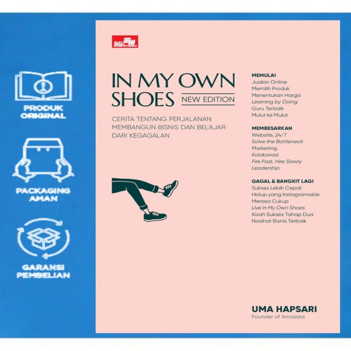 

SALE !!! BUKU IN MY OWN SHOES - NEW EDITION READYY