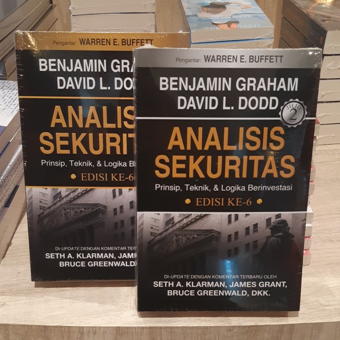 

SALE !!! BUKU ANALISIS SEKURITAS SECURITY ANALYSIS BY BENJAMIN GRAHAM READYY