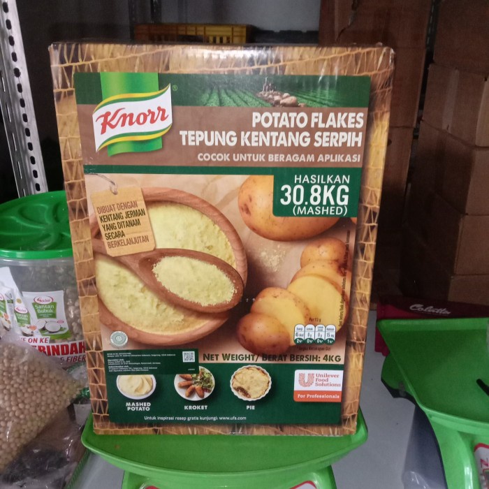 

Tersedia Knorr Mashed Potatos 4kg Tepung Kentang