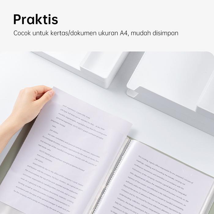 

SALE PROMO NUSIGN DISPLAY BOOK / FILE MAP CLEAR HOLDER / DOCUMENT KEEPER A4 30 40 60 SLOT NS16X