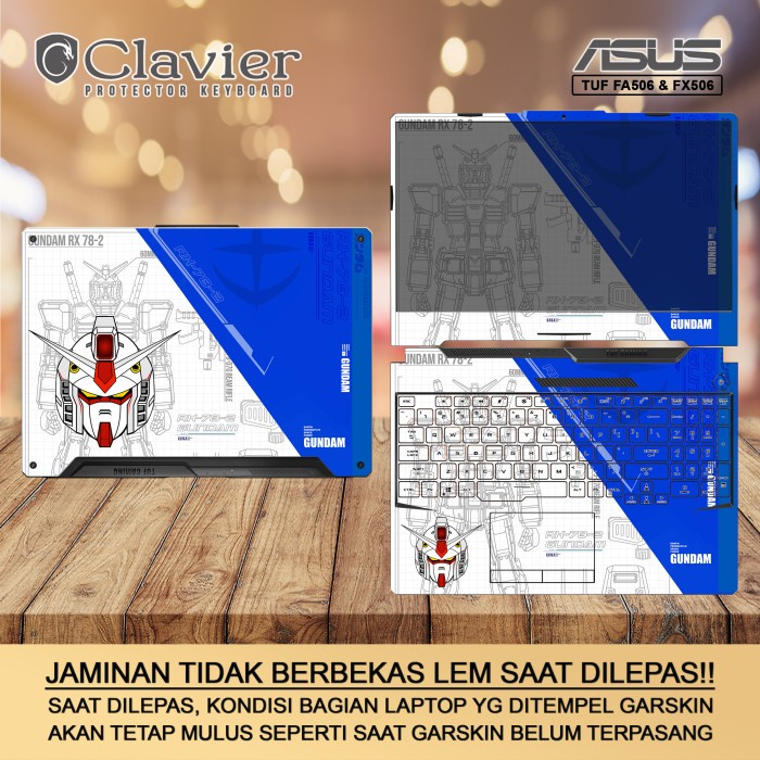Cover Garskin Laptop Asus TUF Gaming F15 FX506 FX506H FX506HF Bening