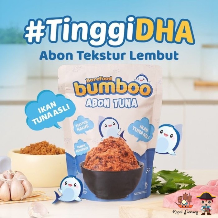 

SALE !!! BAREFOOD BUMBOO ABON TUNA 75GRAM READYY