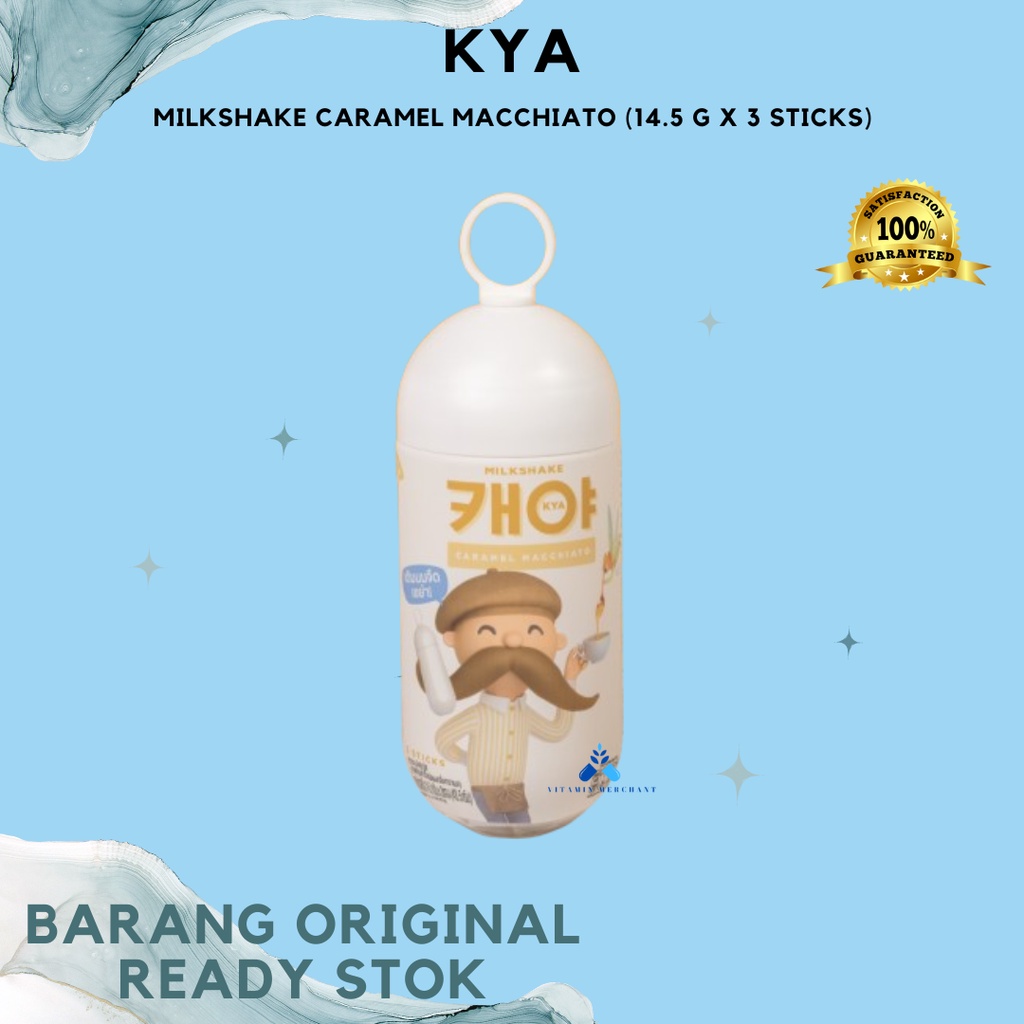 

KYA Milkshake Caramel macchiato (14.5 g x 3 Sticks)