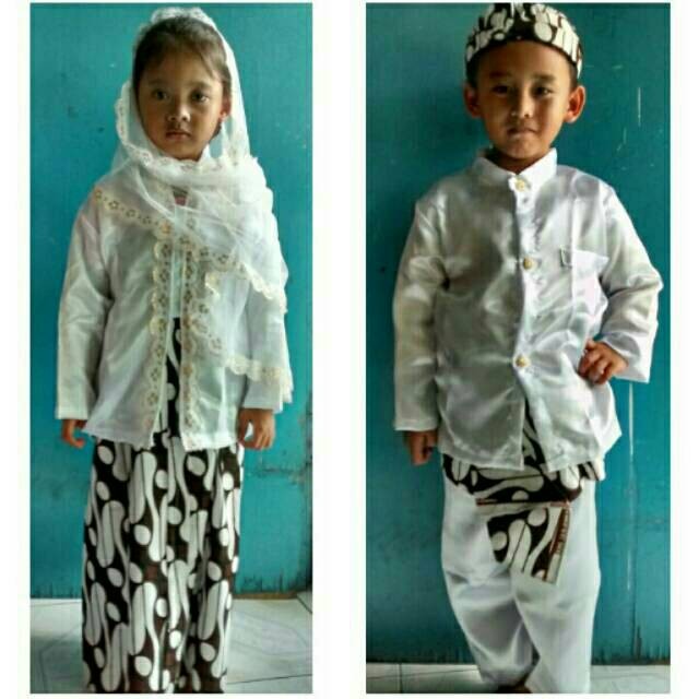 SALE Best Item! Baju Cak Dan Ning Surabaya / Baju Adat Surabaya U/ Anak Tk,Sd,Smp,Dewasa Sepasang