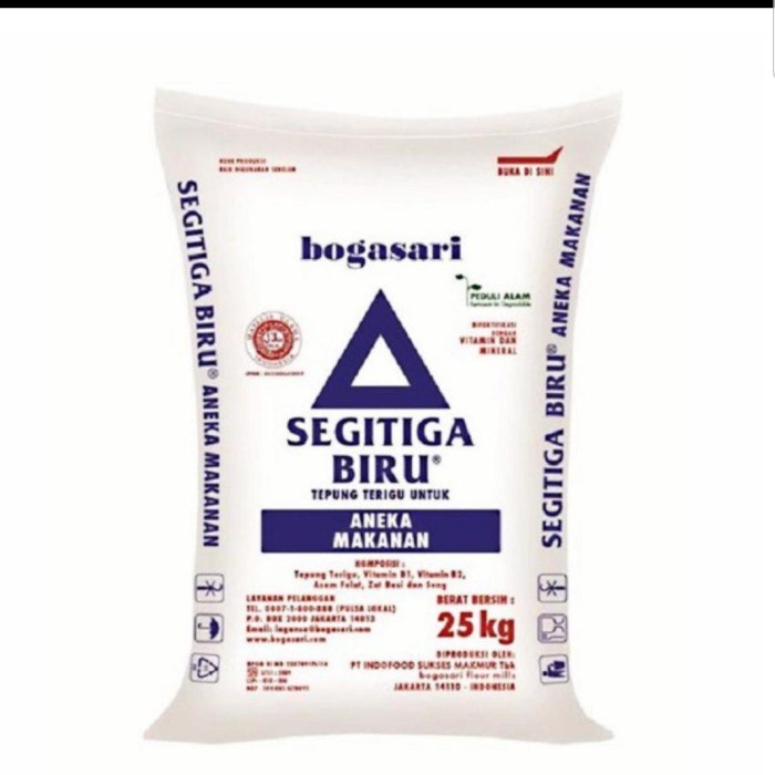 

SALE !!! TEPUNG SEGITIGA BIRU 25KG READYY