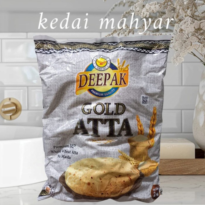 

SALE !!! DEEPAK TEPUNG GANDUM GOLD ATTA 2KG READYY