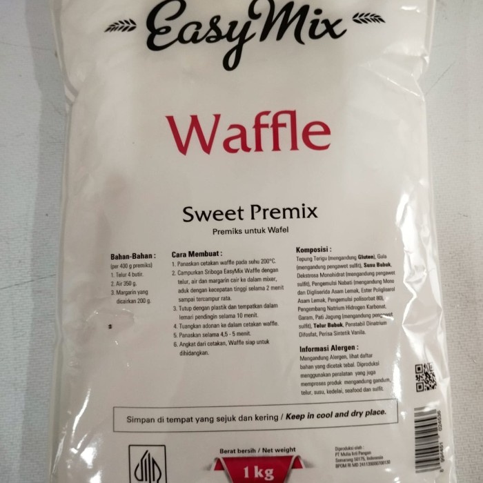 

SALE !!! TEPUNG EASYMIX WAFFLE 1KG READYY