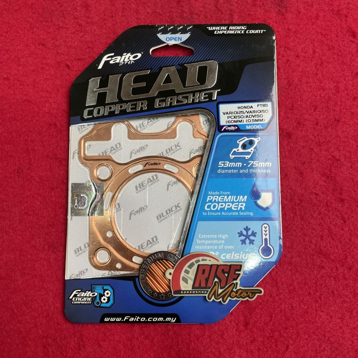 READY PAKING HEAD TEMBAGA VARIO 150 60 MM FAITO