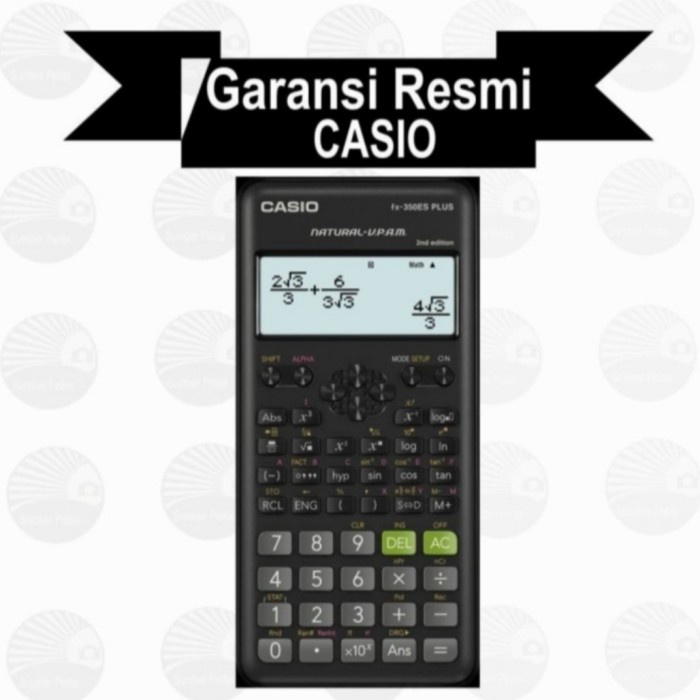 

Casio FX-350ES PLUS - Scientific Kalkulator TERLARIS/TERMURAH/TERPOPULER