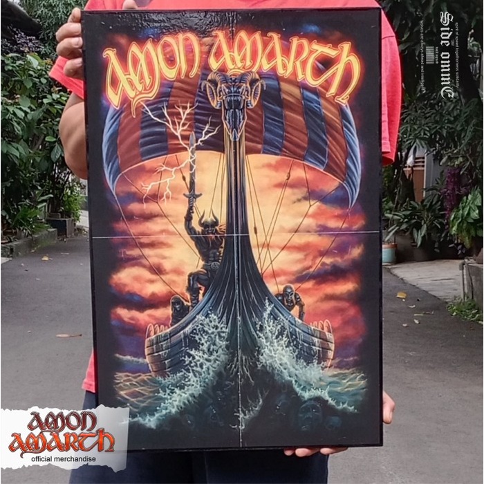 

Amon Amarth poster with frame ( At Dawns First Light )