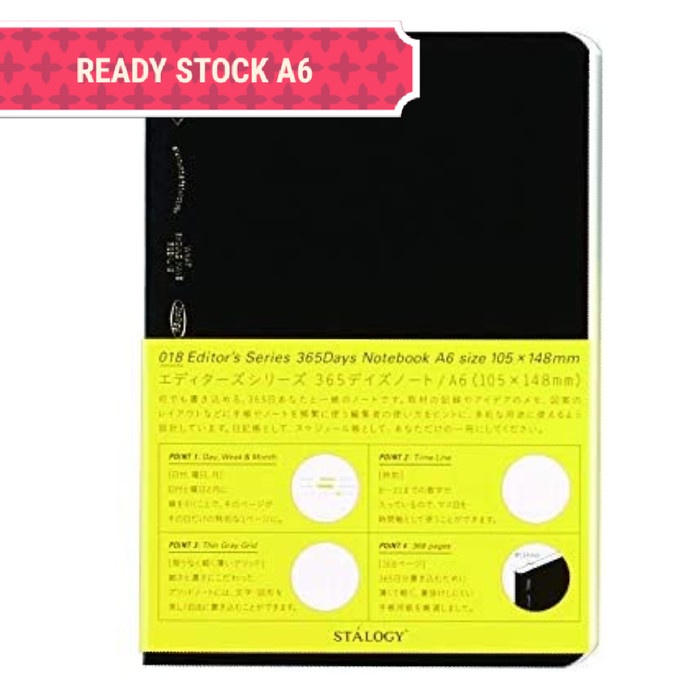 

STALOGY 365 ori Japan utk Bullet Journal, Planner Diary, Agenda TERLARIS/TERMURAH/TERPOPULER