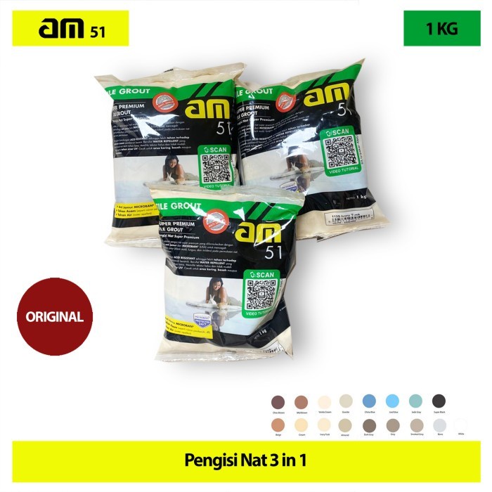 Semen Nat AM51 AM 51 Pengisi Nat Nat Keramik