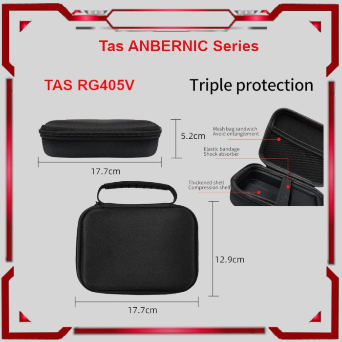 SALE  ANBERNIC PROTECTIVE STORAGE CASE TAS ANBERNIC SERIES RG35XX RG505 RG353V RG405M RG405V
