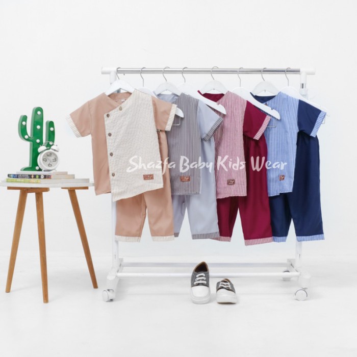 TERJAMIN SETELAN BAJU KOKO ANAK BAYI 6 BULAN - 10 TAHUN/ KOKO LURIK / KOKO ADAT JAWA