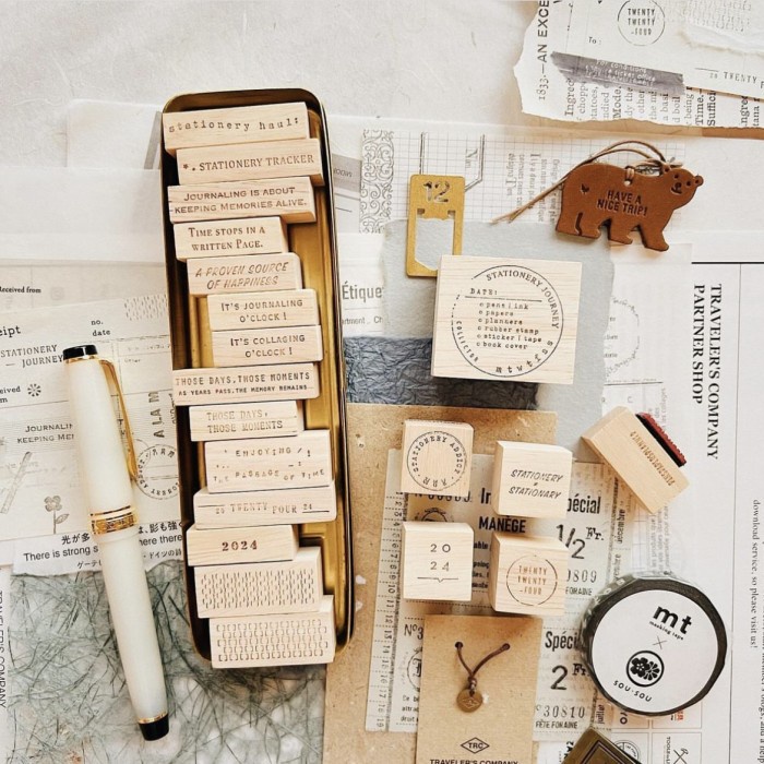 

Penspapersplanner Series VI Rubber Stamp