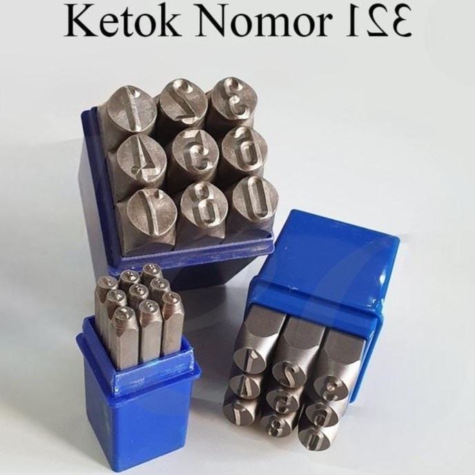 

Number Punch M12.5 Ketok Nomor Angka 1-9 Upright Stamp