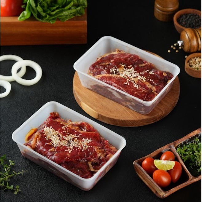 

DISKON AUS BEEF SLICE MARINATED LEAN MEAT / RENDAH LEMAK / DAGING SAPI SLICE BERBUMBU RENDAH LEMAK