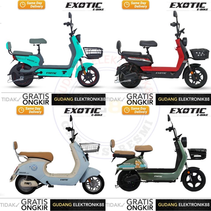 Sepeda Listrik Exotic Veloce V3 500Watt exotic Veloce V3
